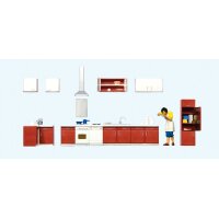 Preiser 10646 - Mutter beim Kochen. Küchenein