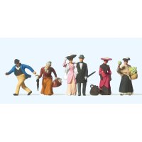 Preiser 12138 - Reisende und Passanten. Um 1900