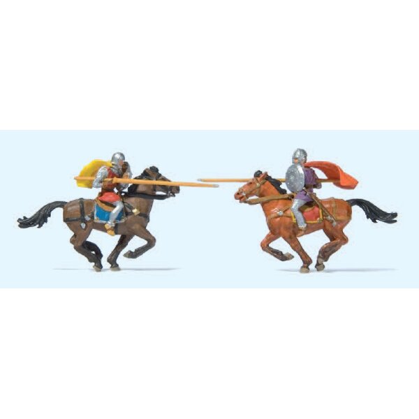 Preiser 24763 - Ritterturnier zu Pferd