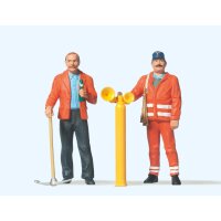 Preiser 45005 - Gleisbauarbeiter, Sicherungsp