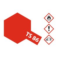 Tamiya 300085086 TS-86 Pur Rot glänzend 100ml