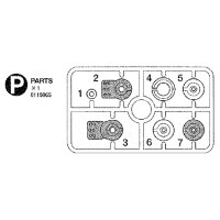 TAMIYA 300115065 DT-01/02/DF-03 P-Teile Servo