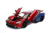 JADA 253225002 Marvel Spiderman 2017 Ford GT 1:24
