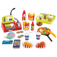 SMOBY 7600002595 - KASSE + IMBISS-ZUBEHÖR