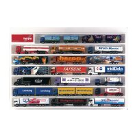HERPA 029254 LKW-Schaukasten(weiß)Eurolänge
