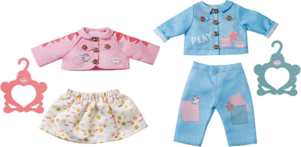 Zapf 703069 Baby Annabell Outfit Boy&Girl 2sort 43cm