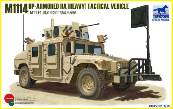 Bronco Models CB35092 - M1114 Up-Armoured HA(heavy)Tactical Vehi   1:35