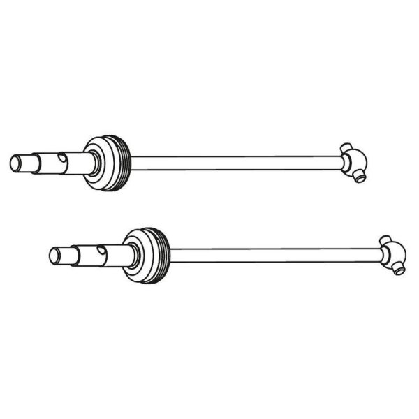 CARSON 500405348 X10EB Antriebswellen vorne CVD 2 Stück