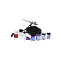 Revell 39195 Airbrush New Basic Set Einsteiger Komplettset mit Kompressor