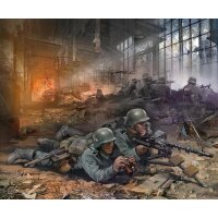 ZVEZDA 6106 - 1/72 WWII deutsche MG-Besatzung, Ostfront 1941