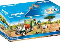PLAYMOBIL 70346 ZOO-TIERARZT MIT FAHRZEUG