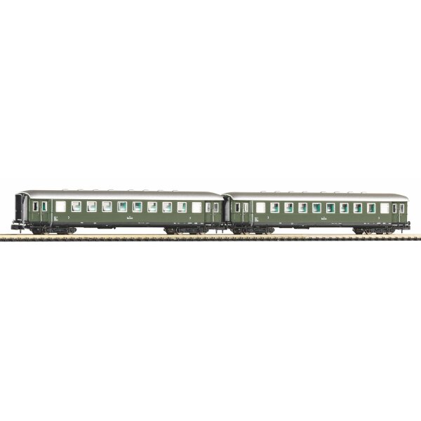 PIKO 40622 N 2er-Set Schürzeneilzugwagen ÖBB Epoche III