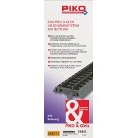 PIKO 55433 Gleis m. Bett. Ü-Gleis auf Roco GeoLine