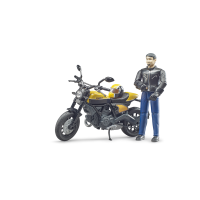 Bruder 63053 bworld Scrambler Ducati Full Throttle mit Fahrer