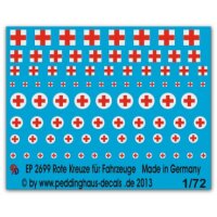 Peddinghaus-Decals 1/72 2699 Rote Kreuze für Fahrzeuge