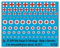 Peddinghaus-Decals 1/72 2699 Rote Kreuze für Fahrzeuge