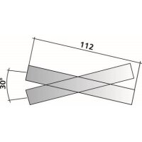 TILLIG 82170 - Kreuzung 30°, Länge 112 mm