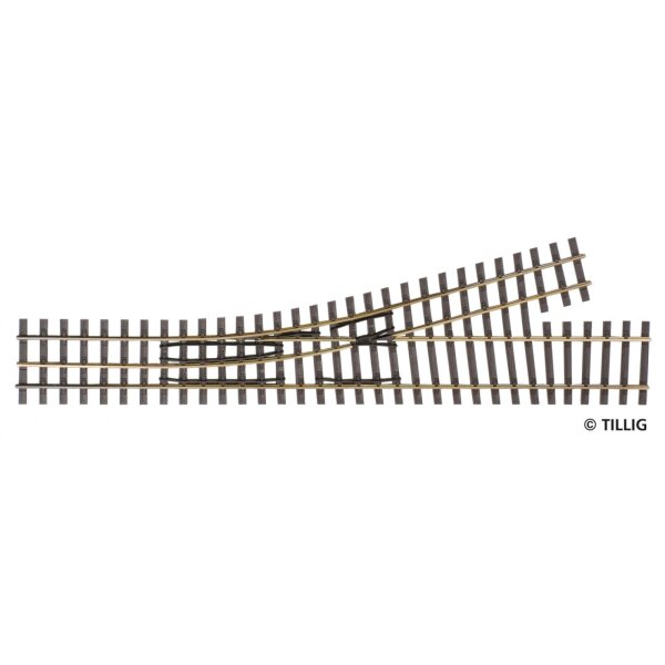 TILLIG 85182 - Abzweig links H0-H0e, Länge 228 mm