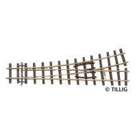 TILLIG 85638 - Weiche links H0e 18°, Länge 128 mm