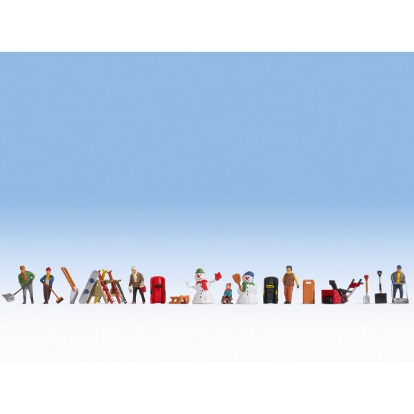 NOCH 16220 - Figuren-Themenwelt „Wintertag“  H0