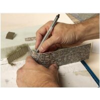 NOCH 56642 - 3D-Kartonplatte “Kalksteinmauer”...