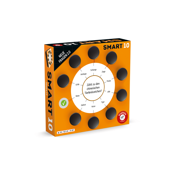 PIATNIK 718397 - FAMILIENSPIEL SMART 10 ZUSATZFRAGEN 2.0