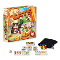 PIATNIK 663994 - Kompaktspiel Familie Happy Cats (F)