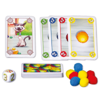 PIATNIK 663994 - Kompaktspiel Familie Happy Cats (F)