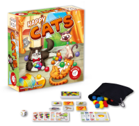PIATNIK 663994 - Kompaktspiel Familie Happy Cats (F)