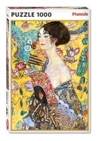 PIATNIK 552748 - PUZZLE 1000 T. Klimt - Dame mit Fächer