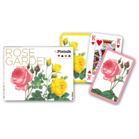 PIATNIK 238338 - Kartenspiel Bridge/ Rummy Rose Garden