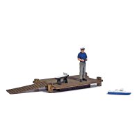 Busch 5488 - See mit Modellboot H0