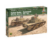 ITALERI 510015768  - 1:56/28mm It. Panzer u. Semovente Set