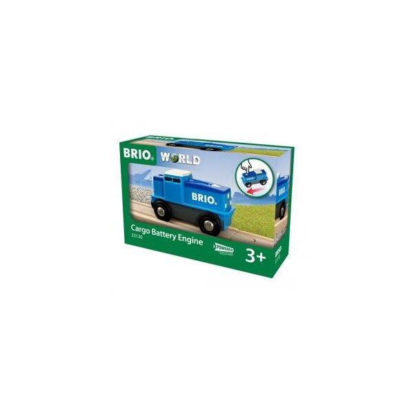 BRIO 33130 Blaue Batterie Frachtlok