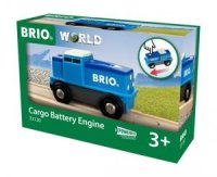 BRIO 33130 Blaue Batterie Frachtlok
