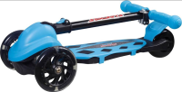 VEDES 73422001 New Sports 3-Wheel Scooter Blau, klappbar, 120mm