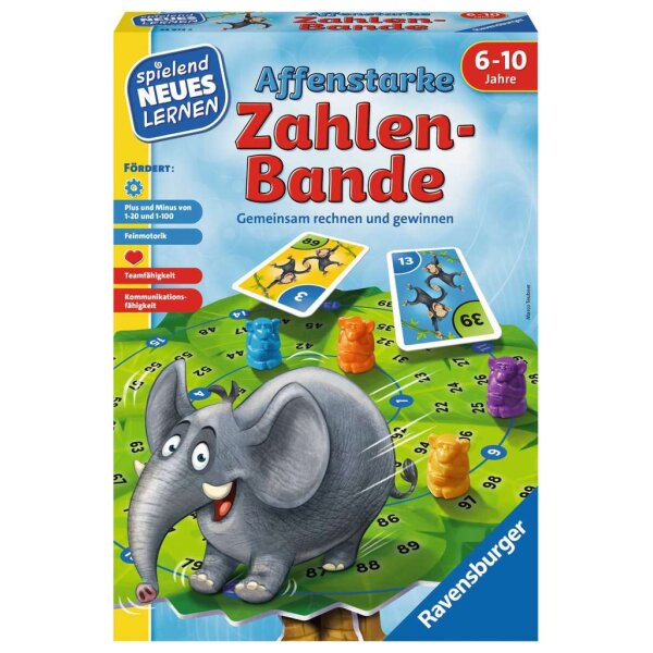 Ravensburger 24973  Affenstarke Zahlen-Bande