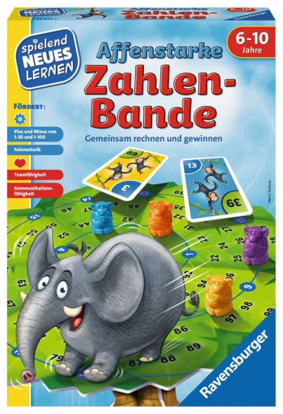 Ravensburger 24973  Affenstarke Zahlen-Bande