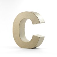 Papp Art Buchstaben C 10x3 cm