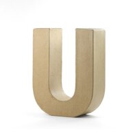 Papp Art Buchstaben U 10x3 cm