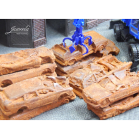 Juweela 28168 - 1:87 Schrottautos (BRD) rostig Echtrost, 6x