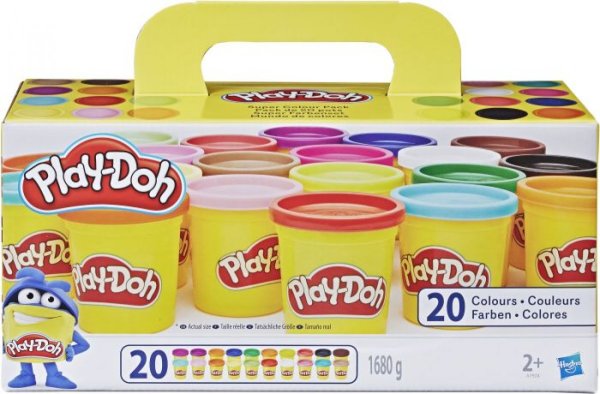 Hasbro Play-Doh A7924 Super Farbenset (20er Pack)