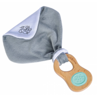 Eichhorn 100005710 Baby Pure Greifling mit Schmusetuch