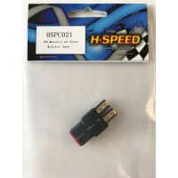 H-Speed TRX Maennchen auf Deans Weibchen kurz Adapter