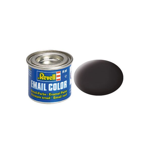 REVELL 32106 Email-Farbe Teerschwarz, matt – 14 ml