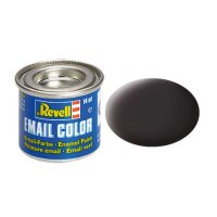 Revell 32106 Email-Farbe Teerschwarz, matt – 14 ml