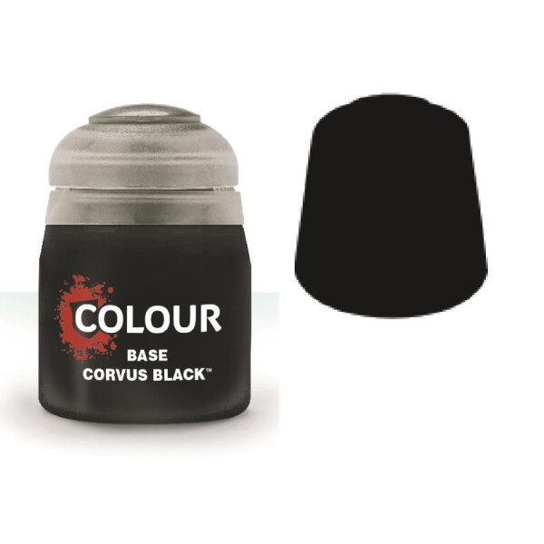 Games Workshop 21-44 BASE: CORVUS BLACK (12ML)