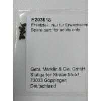 MÄRKLIN E203618 - Puffer schwarz 4 Stück