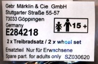 MÄRKLIN E284218 - Treibradsatz 2 Stück