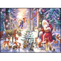 Ravensburger 100 Teile XXL 12937 - Waldweihnacht